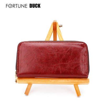 fortune duck 科春得女士钱包手拿长款特价大容量卡包|ghd591xc