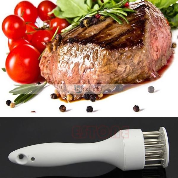 meat tenderizer with stainless steel knives kitchen tools