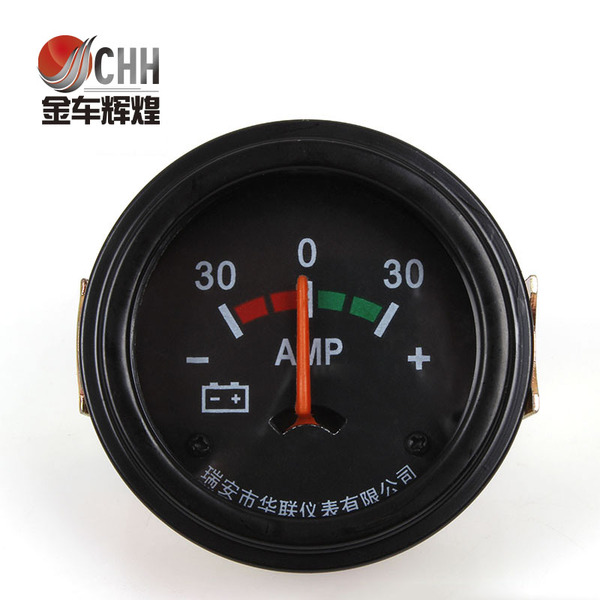 汽车电流表汽车仪表通用电流表指针表圆型