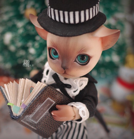 id 岛社-森之岛系1/12 bjd/sd动物版娃娃口袋小宠 大管家-罗先森