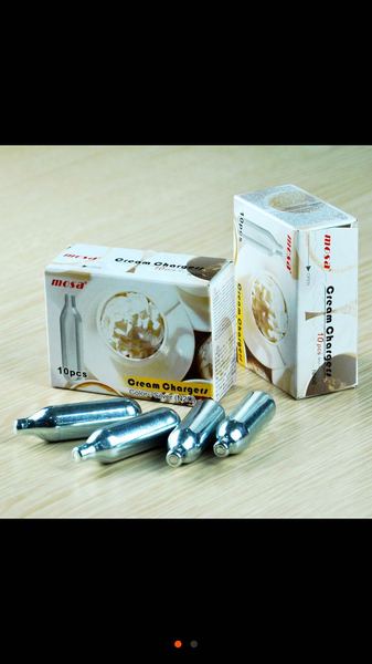 台湾进口mosa奶油枪气弹 汽弹 淡奶油发泡器专用汽弹