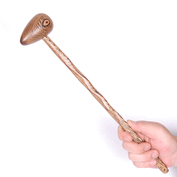 实木按摩锤 按摩棒敲打健身锤 经络拍敲背捶按摩锤子鸭蛋锤 子