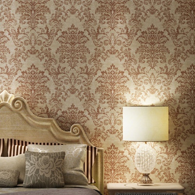 高档墙纸 典雅欧式风格复古环保无纺布壁纸 客厅卧室电视背景墙