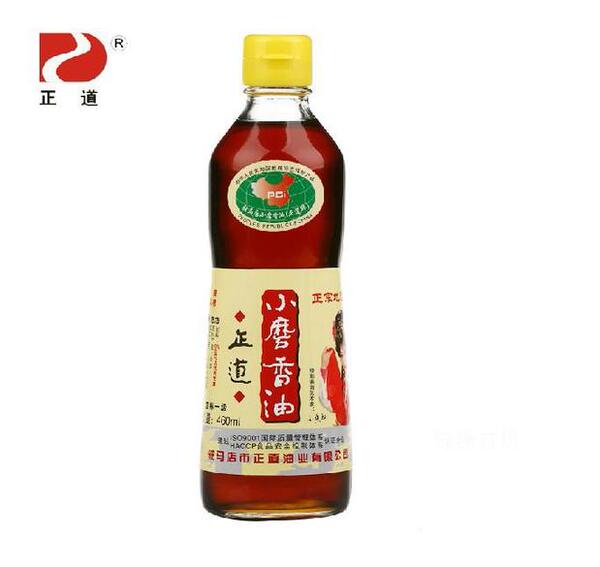 正道小磨香油460ml 石磨工艺 优质芝麻原产地 河南特产2瓶包邮