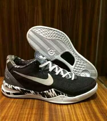 专柜男鞋科比8代篮球鞋低帮战靴 kobe 黑曼巴运动球鞋