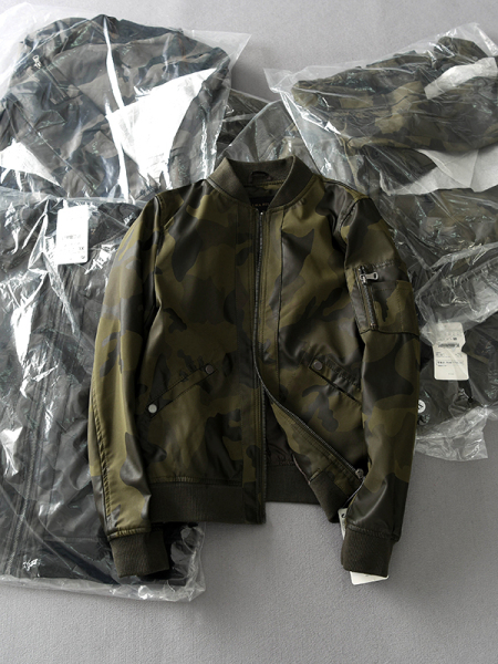 BZW291 韩国单2016秋季新款时尚百搭韩版立领迷彩PU皮短外套女