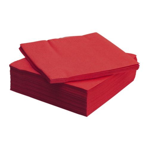 餐巾纸 范塔思 宜家代购 圣诞红色 正方形 50176105 0