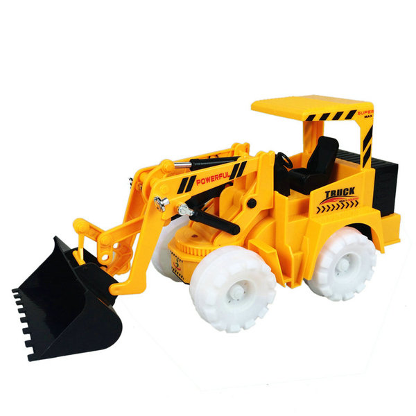 仿真电动推土机567-2 玩具工程车灯光音乐自动演示儿童玩具批发