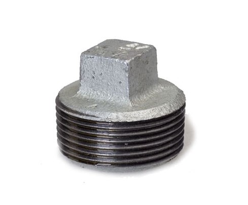 镀锌丝堵/堵头/水暖塞头/水暖配件/外螺纹堵头4分6分1寸半2寸3寸