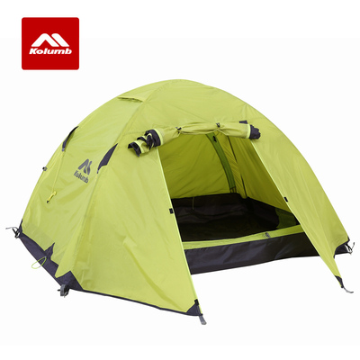 kolumb哥仑步户外双人双层帐篷2-3人野外露营装备防雨四季帐70122