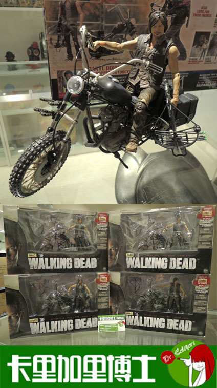 《行尸走肉》弩哥和他的摩托车：McFarlane Toys The Walking Dead TV Deluxe Box Set