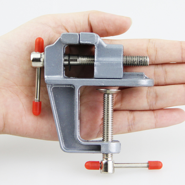 迷你台钳 桌虎钳 diy工具迷你台虎钳 台钳 铝合金小台钳 小台钳