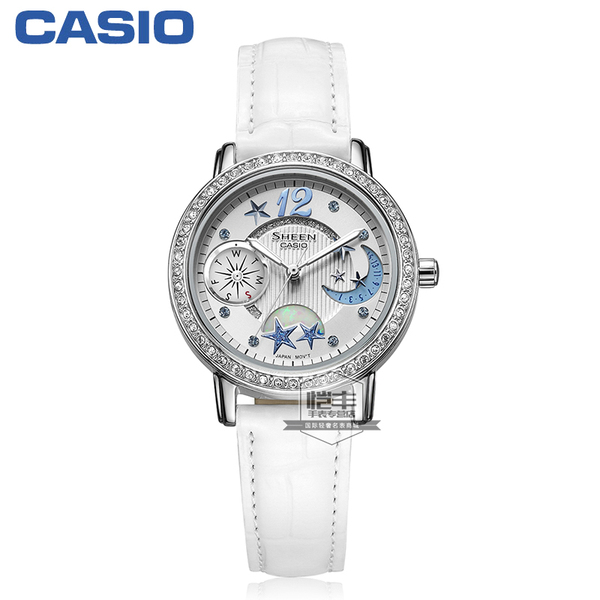 卡西歐(casio)sheen系列 石英女士手錶 shn-3019l-7a