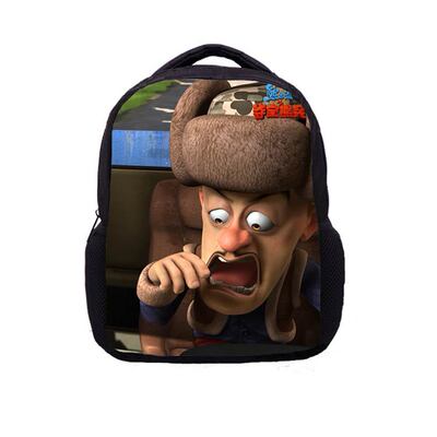 光头强小学生宝宝熊出没男书包幼儿园女熊大熊二背包双肩包