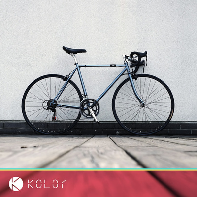 kolor包邮变速公路自行车7速14速16速复古单车学生男女公路车整车