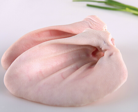 生猪肉猪耳朵鲜猪耳朵冷冻猪耳朵无根无肥肉新鲜猪耳片1只约180g