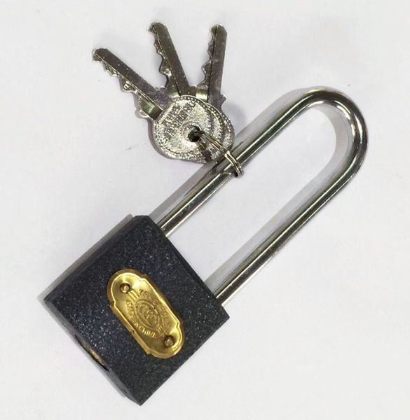 正品烟台三环长梁铁挂锁挂锁可定制订做统开通同开锁互开锁