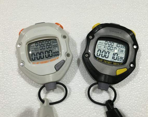 原裝正品casio秒錶hs-70w 卡西歐秒錶 三排200道記憶秒錶防水秒錶