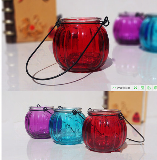 Furniture glass pumpkin vase hydroponic basket bottle hydroponics container