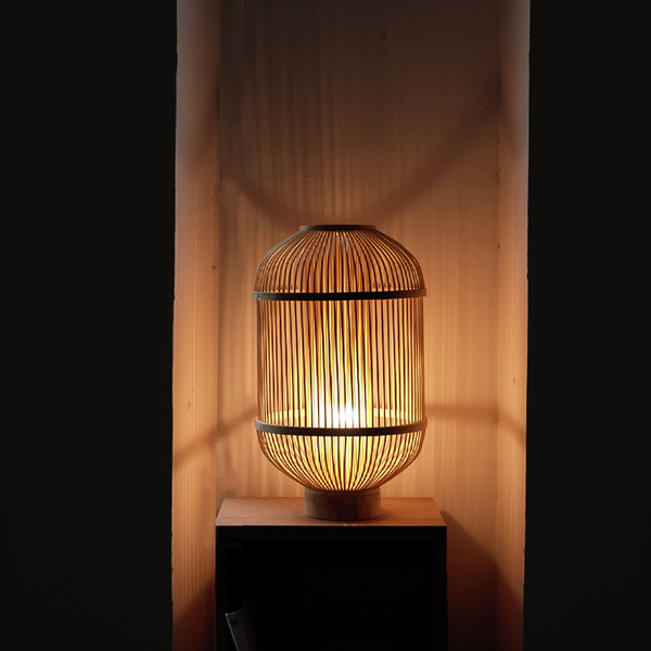 【十竹九造原创正品】 日式竹丝台灯茶室禅意竹灯灯笼新中式m0005