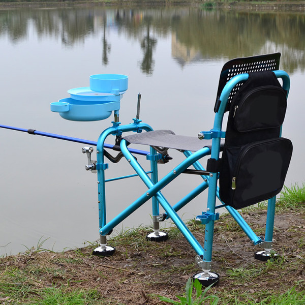 西蜀渔具 新款钓鱼椅多功能钓椅 台钓椅折叠便携钓鱼凳垂钓用品