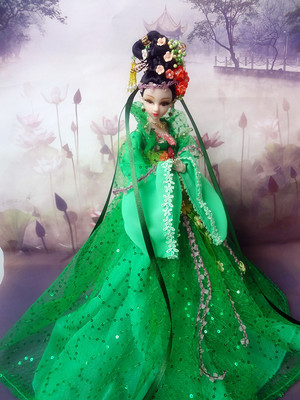 瑷鹂古装娃娃/12点美白关节体/白娘子系列之小青/中国历史神人物