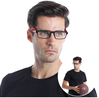 邦士度运动眼镜近视眼镜框男篮球足球护目镜 镜腿头戴可更换 024