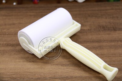 韩国日化 衣物粘毛滚子 粘纸 粘毛滚筒 地毯清洁除尘粘毛 可撕