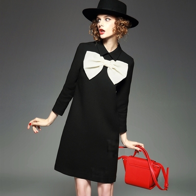 衣服 时尚女装 大牌收腰连衣裙