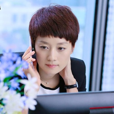 北上广没有眼泪潘芸马伊琍同款个性帅气短直发知性职场短发假发女