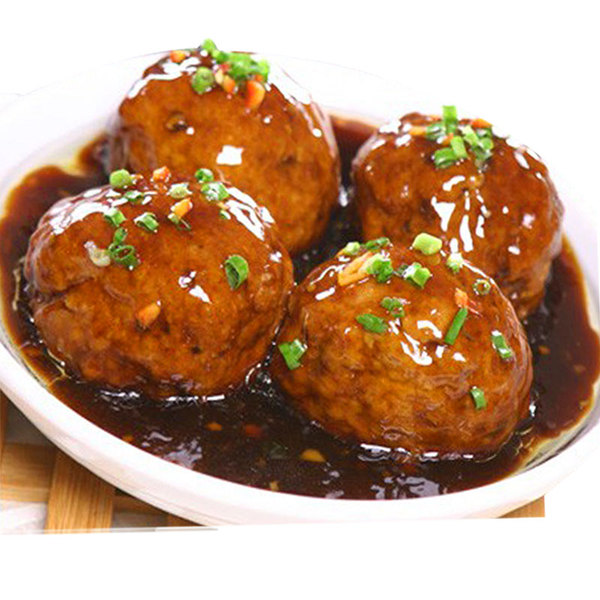 舌尖上的中国五亭桥糯米狮子头大斩肉包邮袋装4只装 买一送一包邮