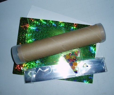 促销自制科技小制作发明材料diy单节万花筒益智玩具科学实验玩具