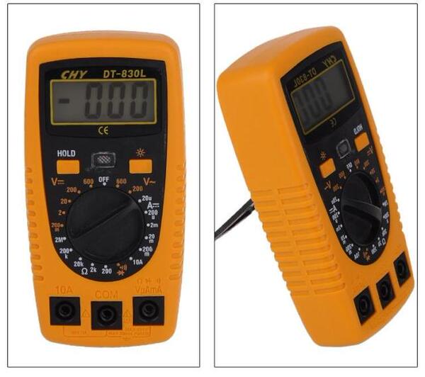 原装万用表成元dt830l万用表全保护防烧数字万能表