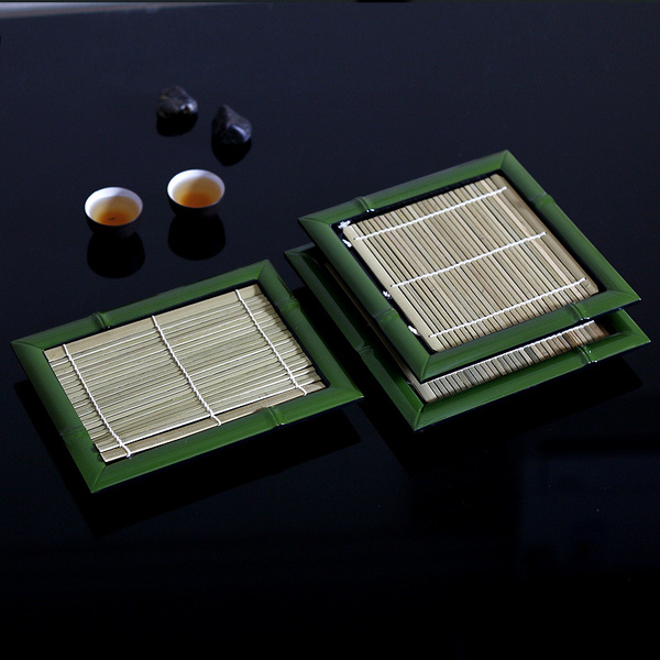 若竹竹形盛器寿司刺身日韩料理用品盘abs塑料盛食器皿竹形盛器