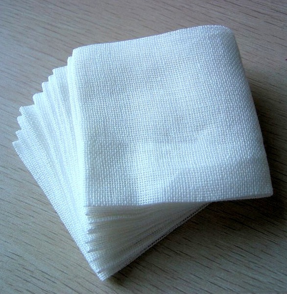 脱脂纱布块 纱布片6*8*8层100片 纱布 外科纱布敷料 包邮