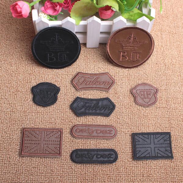 皮衣专用皮革修补贴补丁贴衣服辅料布贴贴花有背胶烫熨刺绣皮衣贴