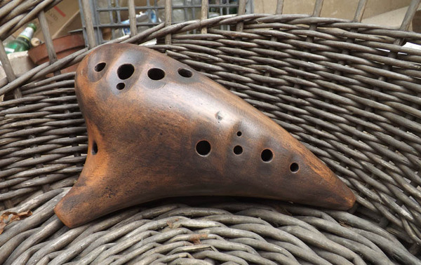 12孔bc陶笛,复古陶笛,厂家直销 低音c大陶笛 音准音色好演奏用