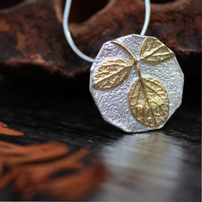 古老的幸运符~ 三叶草 925纯银 项链 锁骨链