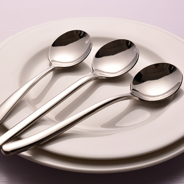 出口优质不锈钢汤勺汤羹 汤更 大圆更 西餐更 汤勺 匙羹 西餐餐具