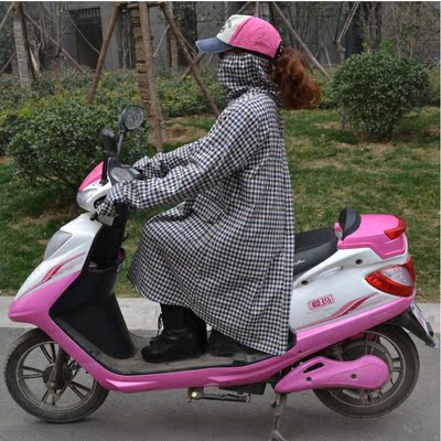 骑车防晒衣防尘防紫外线格子衬衣女长袖纯棉中
