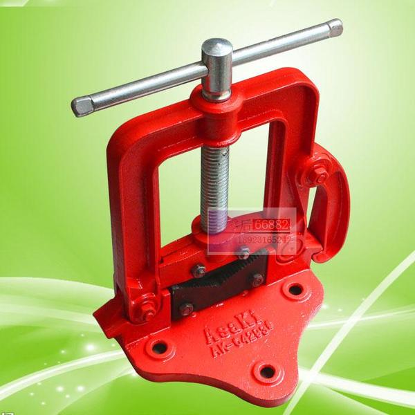雅赛琦 龙门管子台虎钳2#3#4# 龙门钳架 管子台钳管子压力钳手动