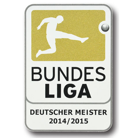 拜仁慕尼黑官方正品 15-16德甲冠军臂章官方正 14-15赛季冠军使用