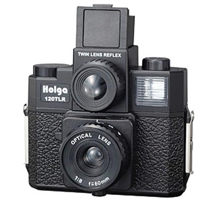 lomo相机holga120gtlr双反玻璃镜头内置4彩色闪光灯限时特价促销