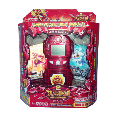 百逸动漫洛克王国刷卡机2代决斗游戏机 神宠降临 水晶版 正品包邮