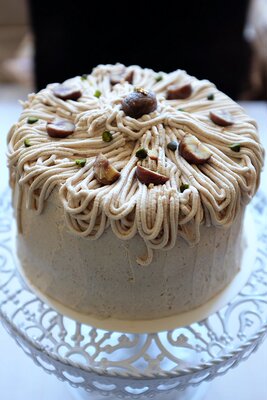 栗子奶油蒙布朗蛋糕(纯天然乳脂)