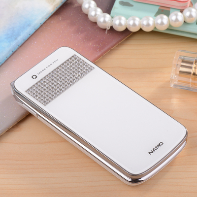 namo夏朗f630移动联通4g翻盖钻石按键手机超长待机正品限量版女款