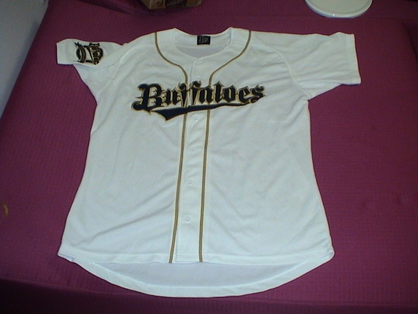 外贸npb日本职业棒球联盟日单orix buffaloes欧力士野牛队棒球服