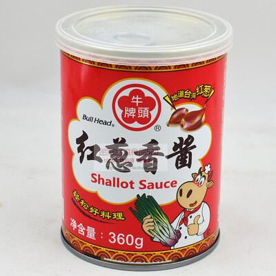 台湾进口牛头牌红葱香酱 新配方拌面烧饭 360g