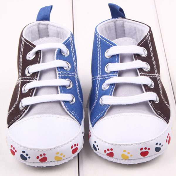 lovely kid infant dual color baby walking shoes toddler girl