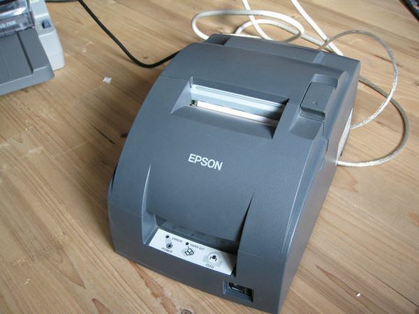 爱普生tm-u220pb 220pd 288微型针式打印机酒店超市收银厨房pos机